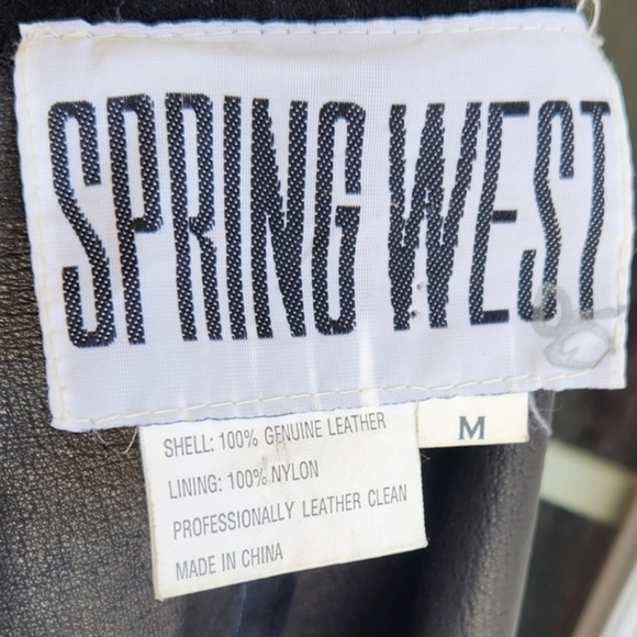 SPRING WEST WRAP REAL LEATHER 80s 90s fringe‎ hem midi pencil skirt WESTERN - Picture 5 of 5